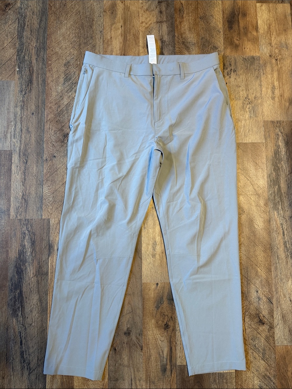 Fabletics Men's Light Gray Stretch Chinos